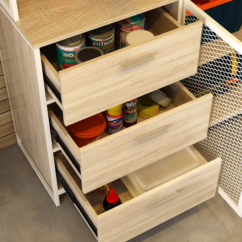 Heavy-Duty Garage Workbench with Ample Storage & Reinforced Countertop