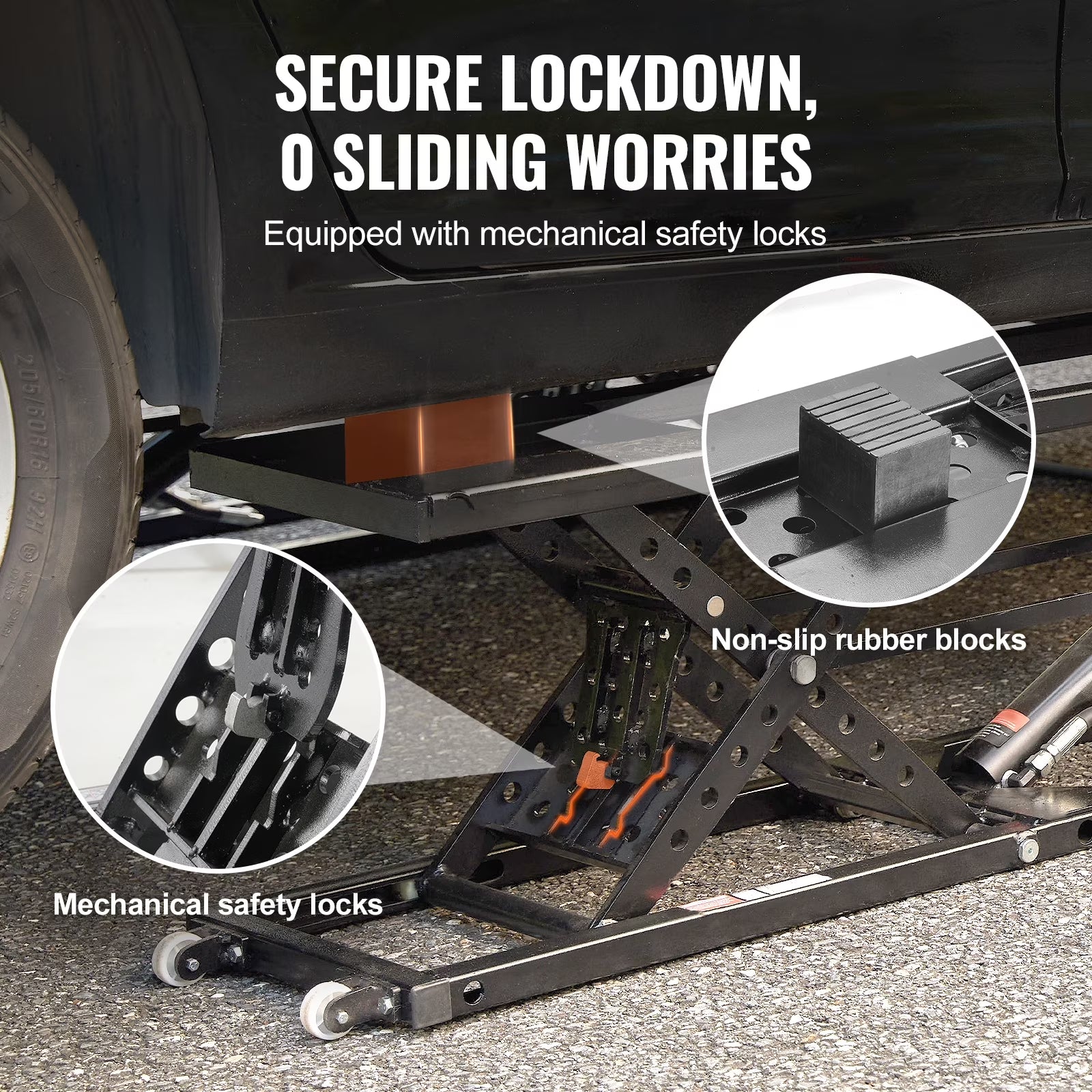 Portable Car Lift 7000 LBS Automatic Car Lift System Jack for Home Garage