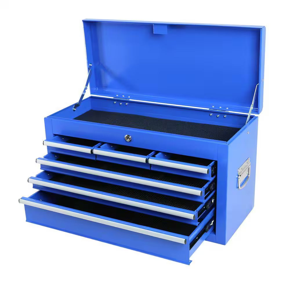 Rolling Tool Chest with Wheels and 8 Drawers, Detachable Large Tool Cabinet with Lock for Garage
